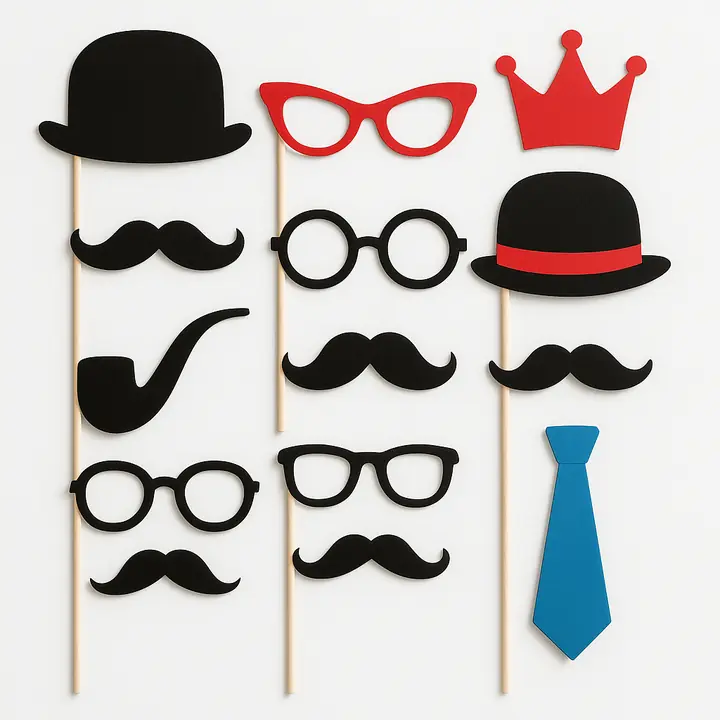 Photo Booth Props Kit