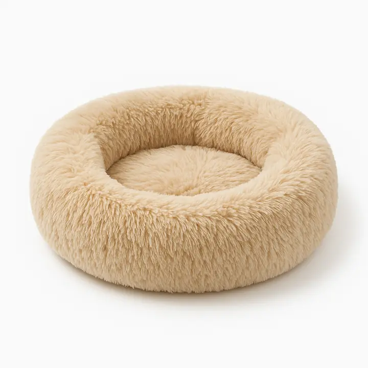 Plush Donut Pet Bed