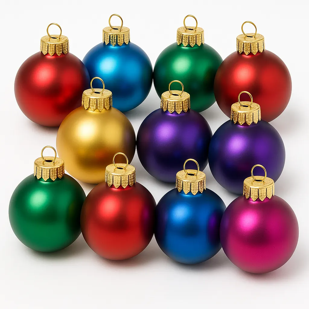 Shatterproof Christmas Ball Ornaments Set